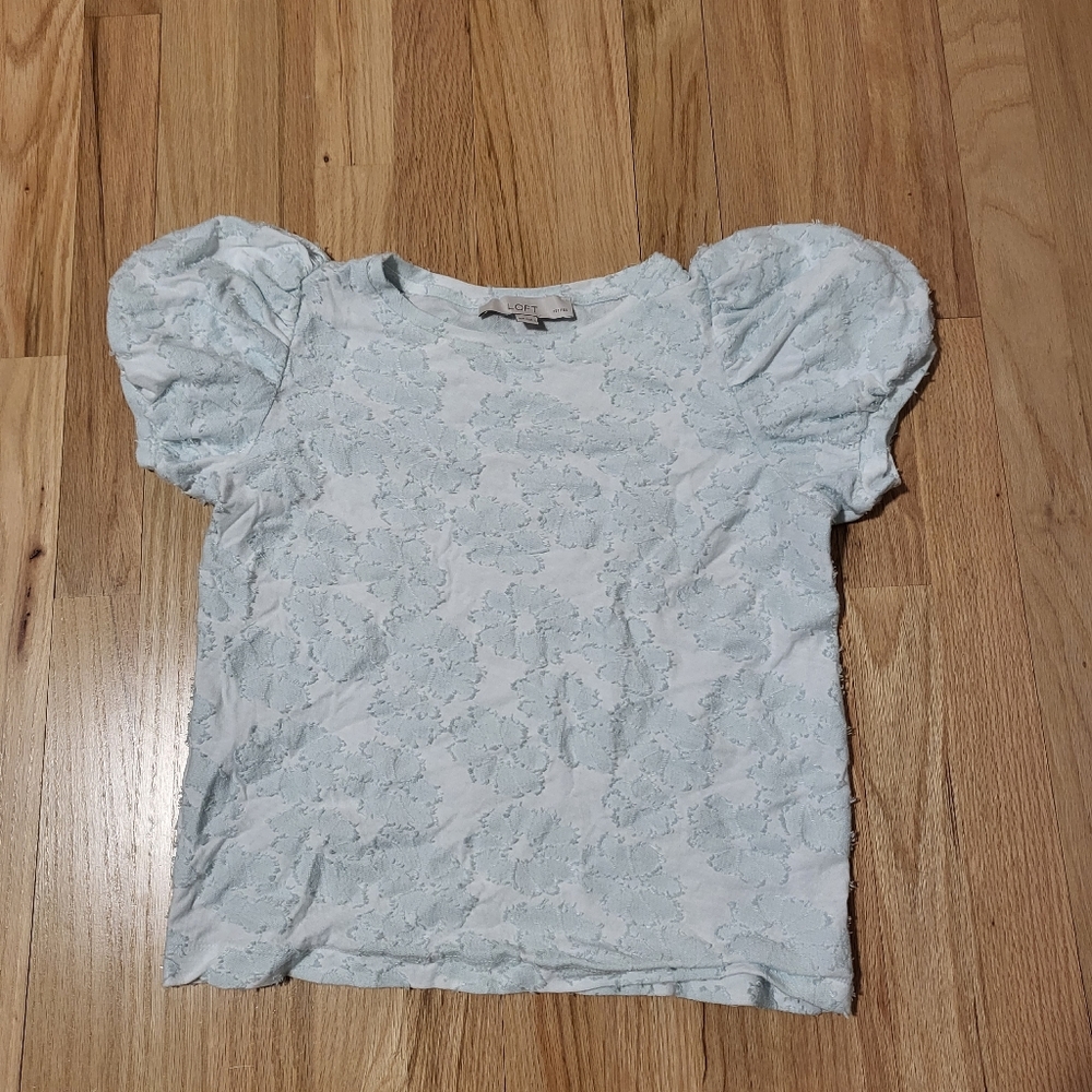 Loft puff sleeve top